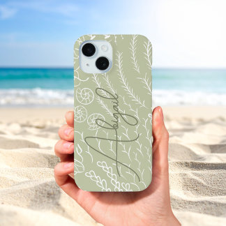 Personalized Ocean Coral Reef Beachy iPhone 15ケース