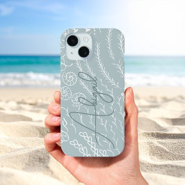 Personalized Ocean Coral Reef Beachy iPhone 15ケース