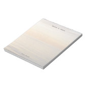 Personalized ocean sunset aesthetic dot Grid ノートパッド (回転)