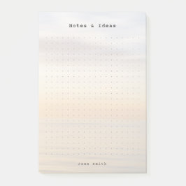 Personalized ocean sunset aesthetic dot Grid  ポストイット