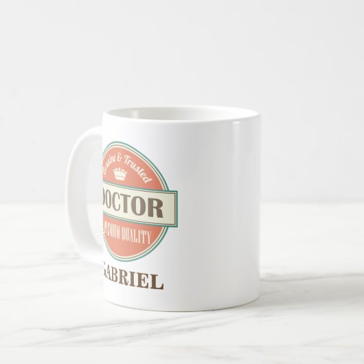 personalized Office Mug Gift博士 コーヒーマグカップ (正面左)