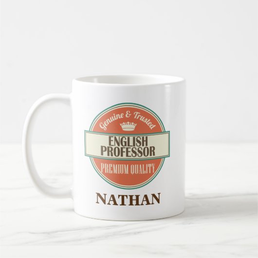 personalized Office Mug Gift英国教授 コーヒーマグカップ (左)
