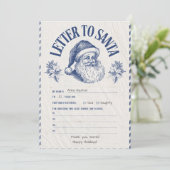Personalized Official North Pole Letter From Santa 招待状 (スタンド正面)