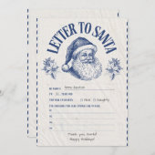 Personalized Official North Pole Letter From Santa 招待状 (正面/裏面)