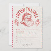 Personalized Official North Pole Letter From Santa 招待状 (正面)