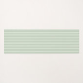 Personalized Olive Wreath Monogram  ヨガマット (裏面(横))