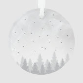 Personalized On Angels Wings Photo Ornament オーナメント (裏面)