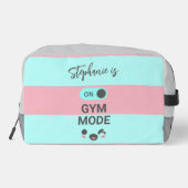 Personalized On Gym Mode Fun Cute Chic ドップキット (裏面)