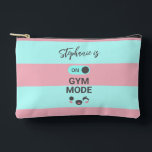 Personalized On Gym Mode Pink Blue アクセサリーポーチ<br><div class="desc">🎒💖 Create a Gym Mode Pink Blue Pouch, adding a name for a unique vibe. 🎀💖 Perfect for makeup, gym gear, or travel accessories, it’s stylish and handy. 🌸✨ Type the name before checkout to make it yours. 🎁 #GymAccessoryPouch #CuteWorkoutStyle #FitnessGift @ActiveMoms @TravelFans @GiftSeekers 👉 Customize your pouch today and...</div>