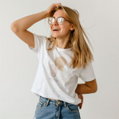 Personalized, One Line, Love, Boho, Arabic  Tシャツ