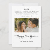 Personalized One-Photo New Year Card 2026 シーズンカード (正面)