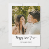 Personalized One-Photo New Year Card 2026 シーズンカード (正面)