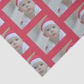 Personalized One Photo Pattern Holiday 薄葉紙 (詳細)