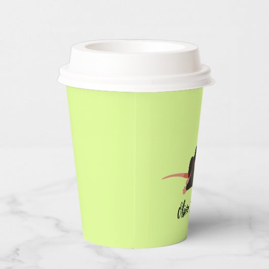 Personalized Opossum 紙コップ (右)