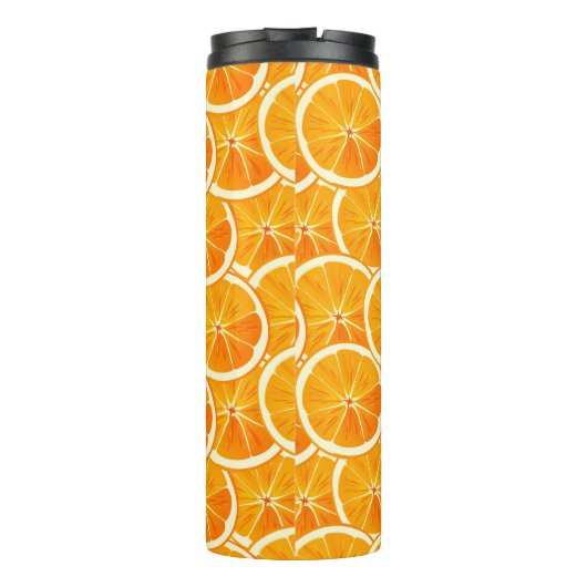 Personalized Orange Citrus Monogram タンブラー (裏面)