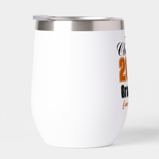 Personalized Orange Class of 2026 Graduation (右面)