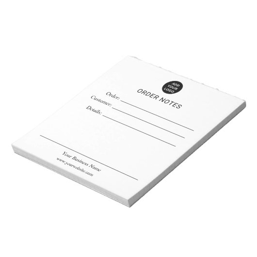 Personalized Order Notes Notepad ノートパッド (回転)