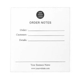 Personalized Order Notes Notepad ノートパッド