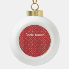 Personalized ornament  セラミックボールオーナメント