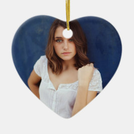 Personalized Ornament with Photo & Custom Message セラミックオーナメント