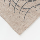 Personalized "Our Love Story" Library Card フリースブランケット (角)