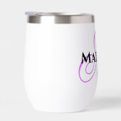 Personalized outdoor wine glass (右面)