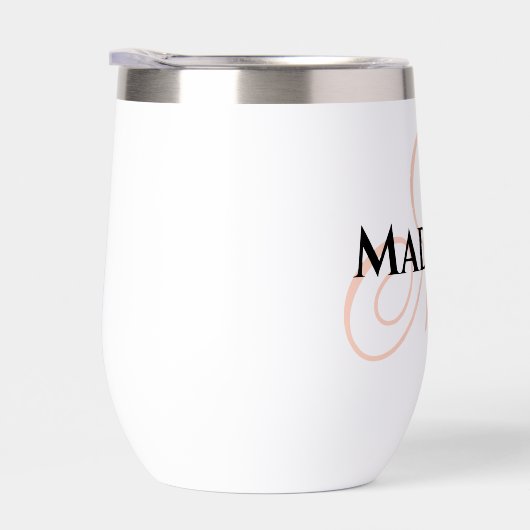 Personalized outdoor wine glass (右面)