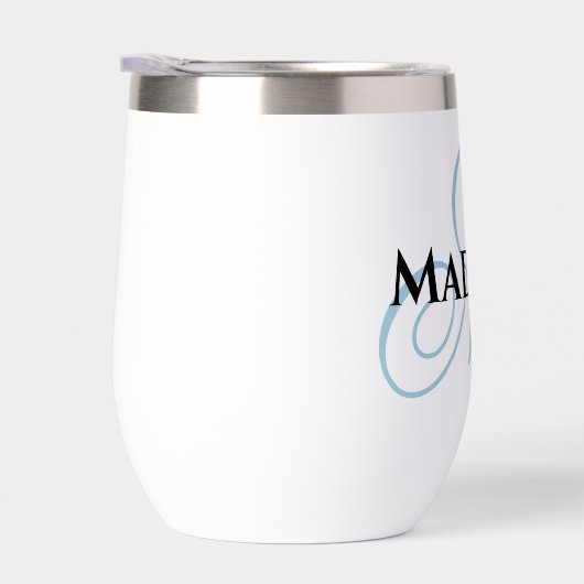 Personalized outdoor wine glass thermal wine tumbl (右面)