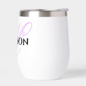 Personalized outdoor wine glass thermal wine tumbl (左面)