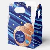Personalized Outer Space Galaxy Birthday THANK YOU フェイバーボックス (オープン)