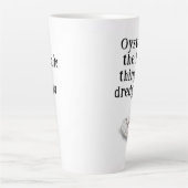 Personalized Oyster Fisherman's Latte Mug カフェラテマグ (正面)