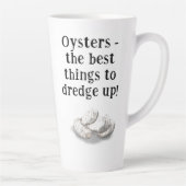 Personalized Oyster Fisherman's Latte Mug カフェラテマグ (右)