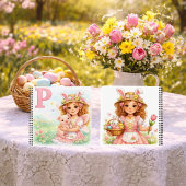 Personalized P Pig Gift for Girls ノートブック