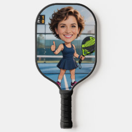Personalized Paddle/Pickleball Star Caricature ピックルボールラケット