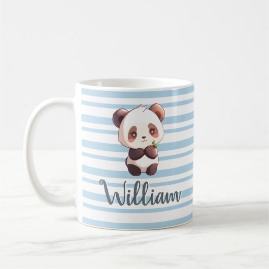 Personalized Panda Mug コーヒーマグカップ (左)