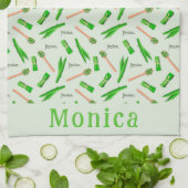 Personalized Pandan Leaf  キッチンタオル (折り畳み)