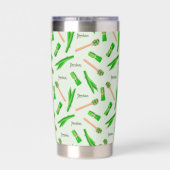 Personalized Pandan Leaf  保温保冷タンブラー (背面)