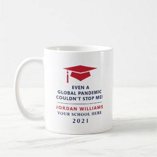 Personalized Pandemic - Graduate Class of 2021 Mug コーヒーマグカップ