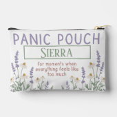 Personalized Panic Pouch Makeup Bag Calm Kit アクセサリーポーチ (裏面)
