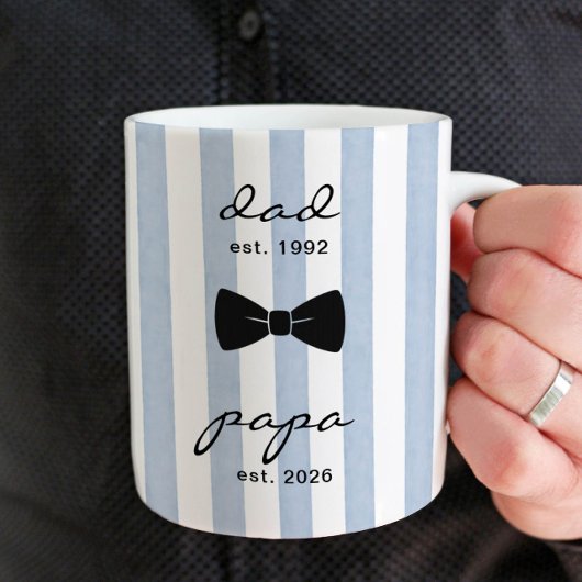 Personalized Papa Grandpa Mug Gift コーヒーマグカップ