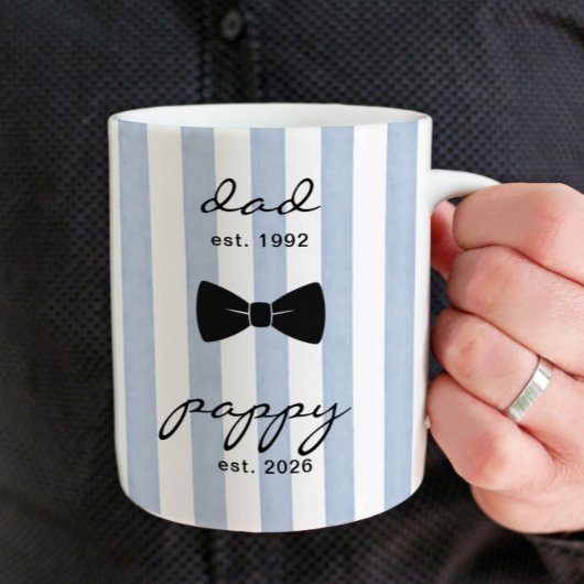 Personalized Pappy Grandpa Mug Gift コーヒーマグカップ