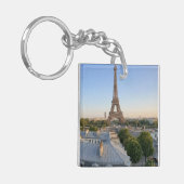 Personalized Paris City Skyline Souvenir キーホルダー (正面左)
