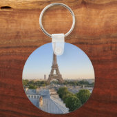 Personalized Paris City Skyline Souvenir  キーホルダー (正面)