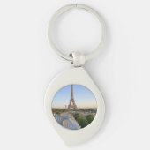 Personalized Paris City Skyline Souvenir キーホルダー (正面)