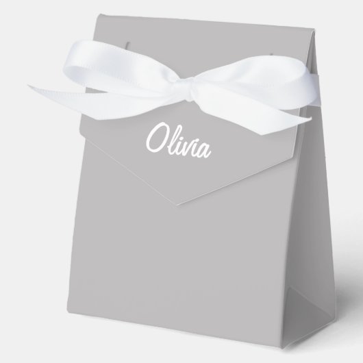 Personalized Party Box Gift Bag Favour neutral フェイバーボックス (正面)