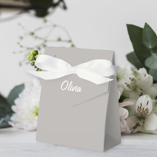 Personalized  Party Box Gift Bag Favour neutral フェイバーボックス