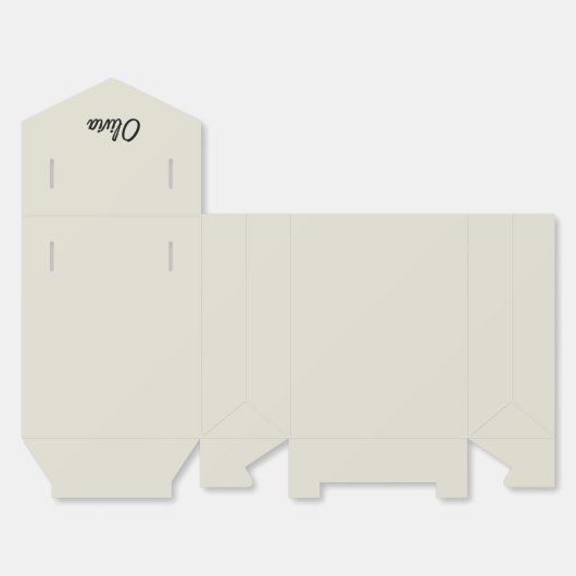 Personalized  Party Box Gift Bag Favour neutral フェイバーボックス (見開き)