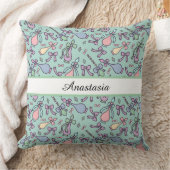 Personalized Pastel Bow Name クッション (ブランケット)