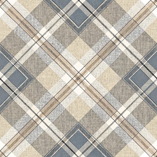 Personalized Pastel Brown Blue Napkins Classic