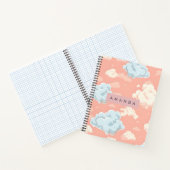 Personalized Pastel Cloud Dreamscape  ノートブック (内部)